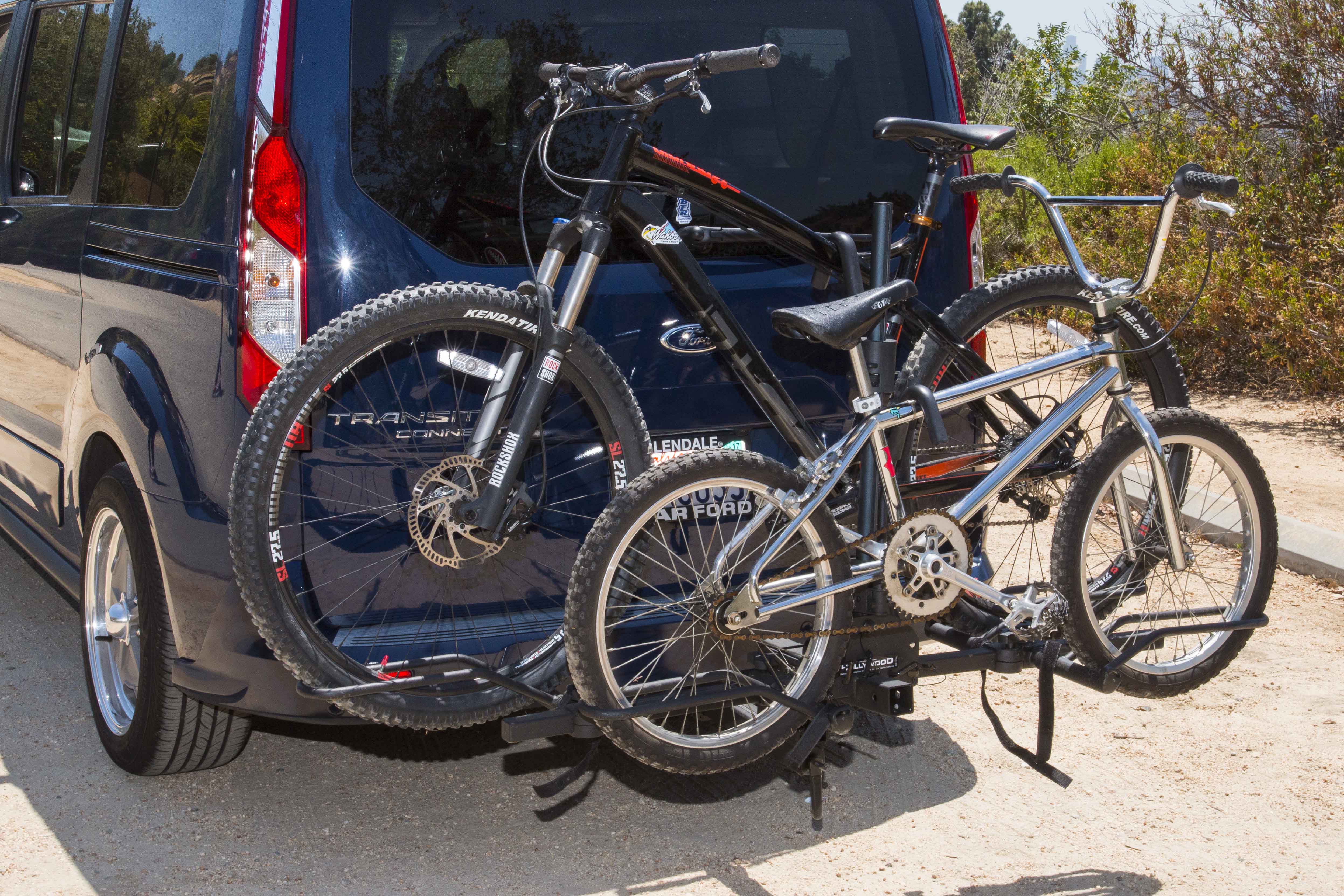 Connect wagon to bike top